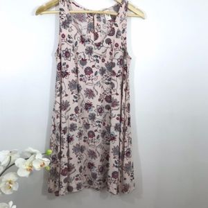 🔥Closing Sale🔥 H&M Pink Floral Sleeveless Dress